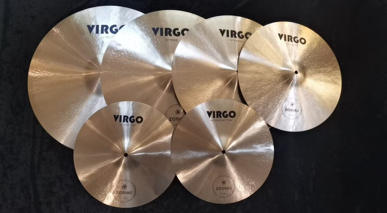 Zodiac Cymbals 14" Hi Hats Virgo