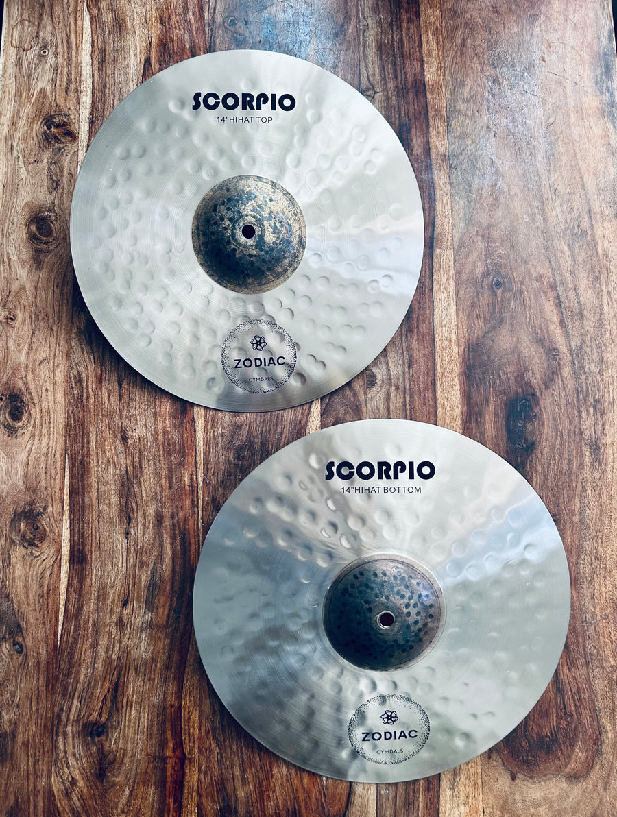 Zodiac Cymbals 14" Hi- Hats Scorpio