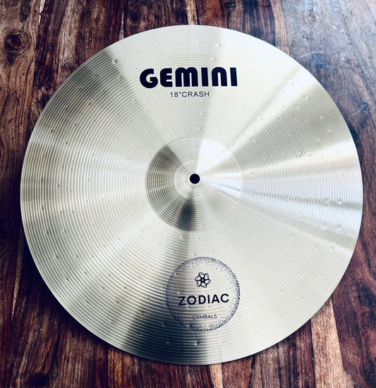 Zodiac Cymbals 18" Crash Gemini
