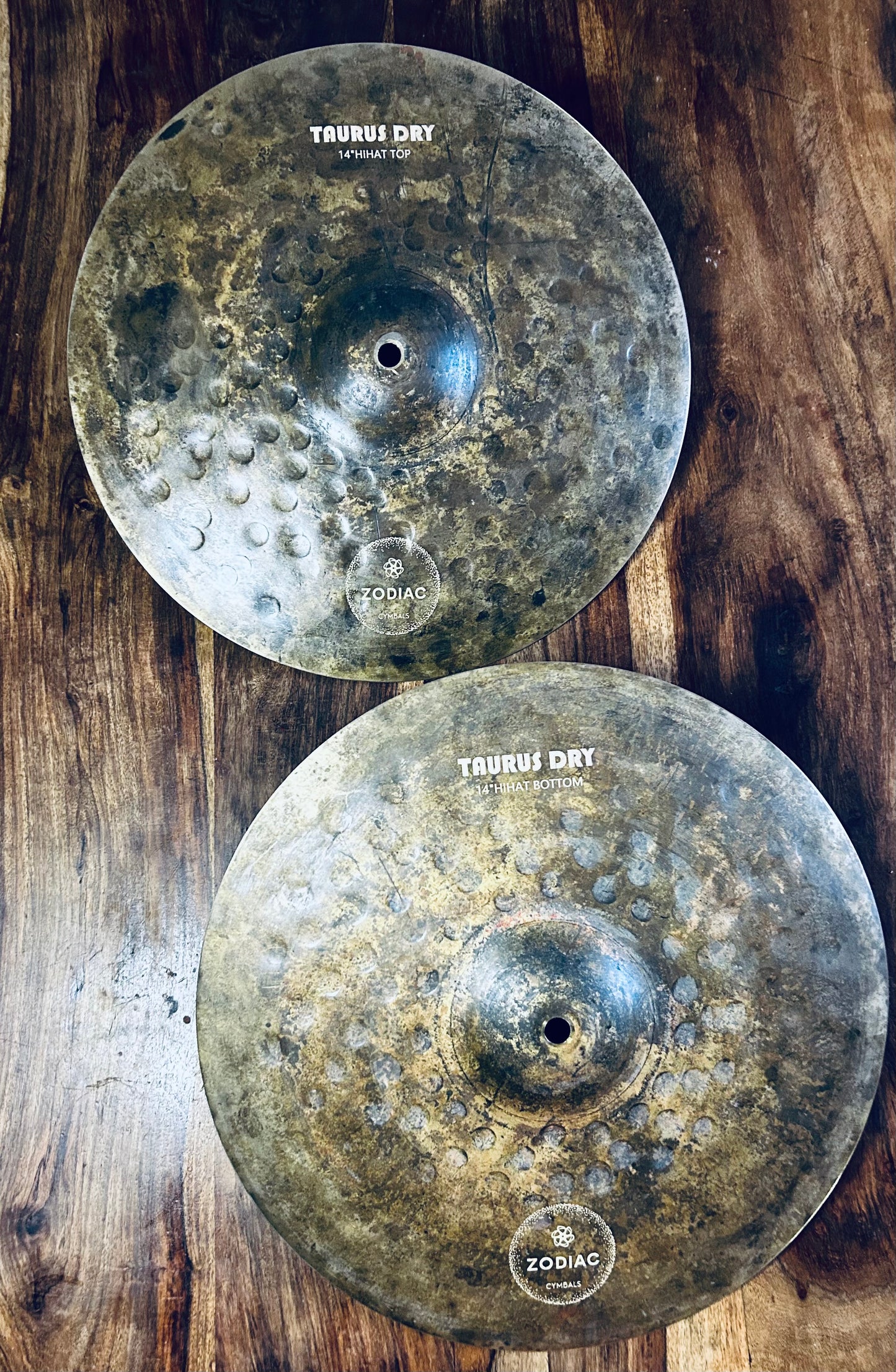 Zodiac Cymbals 14" Hi-Hats Taurus Dry