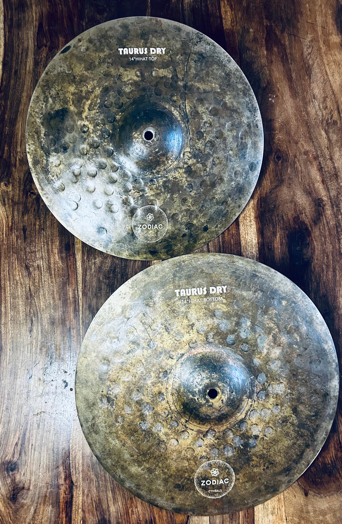 Zodiac Cymbals 14" Hi-Hats Taurus Dry
