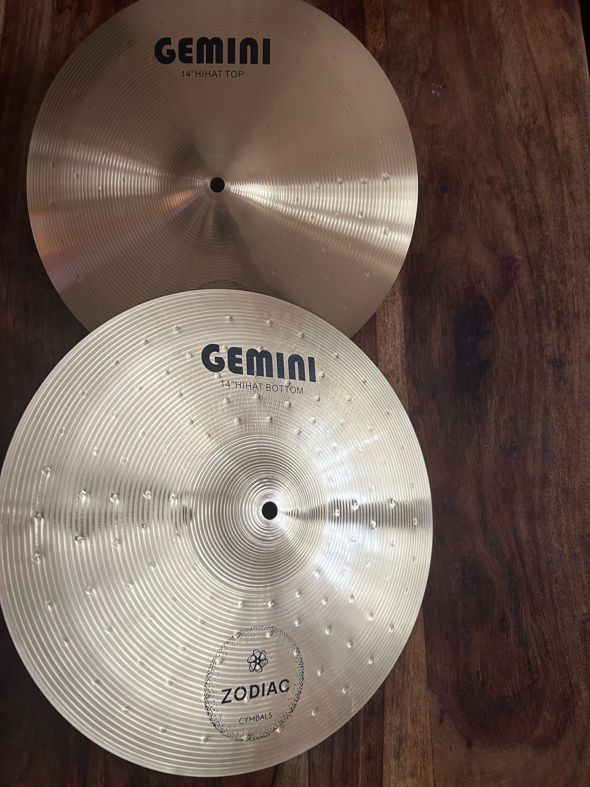 Zodiac Cymbals 14" Hi-Hats Gemini