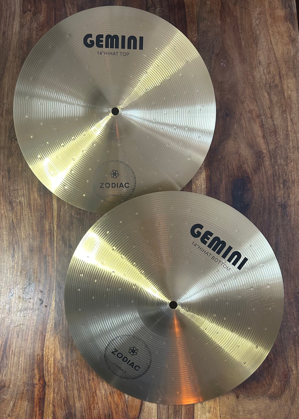 Zodiac Cymbals 14" Hi-Hats Gemini