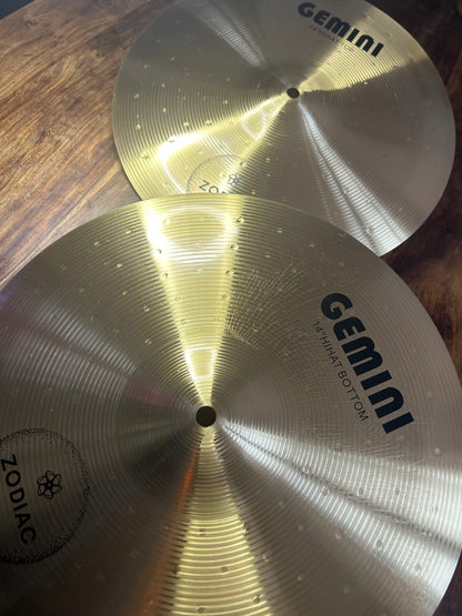 Zodiac Cymbals 14" Hi-Hats Gemini
