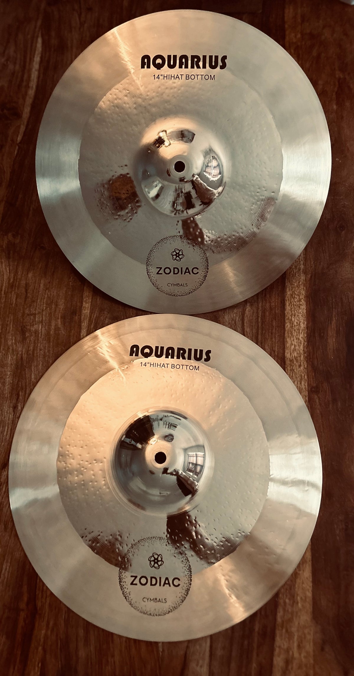 Zodiac Cymbals 14" Hi Hats Aquarius