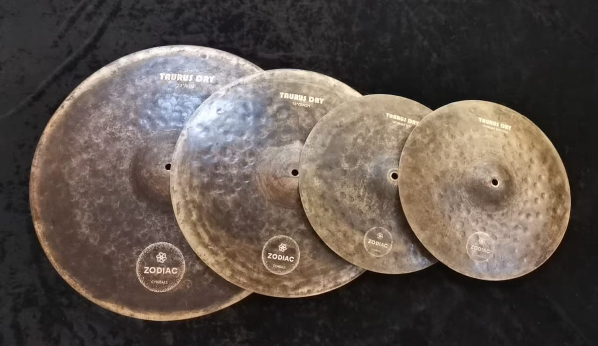 Zodiac Cymbals 14" Hi-Hats Taurus Dry